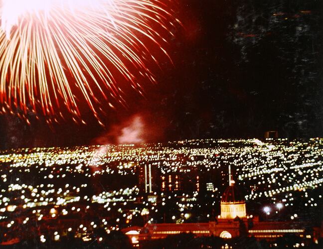 Photograph - International Centenary Celebrations, Mardi-Gras and Fireworks Display, September 1980
