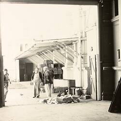 Photograph - Doorway to Stadium Annexe, Exhibition Building, Melbourne, 1971