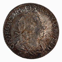 Coin - Shilling, George I, Great Britain, 1723 (Obverse)