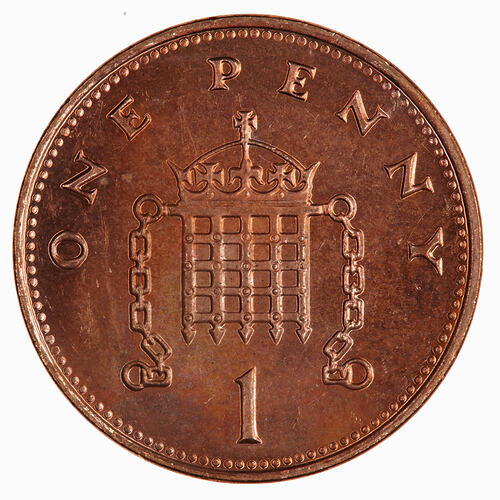 Coin - 1 Penny, Elizabeth II, Great Britain, 1999 (Reverse)