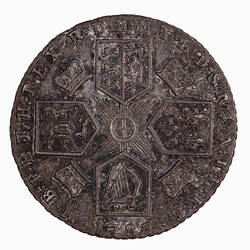 Coin - Sixpence, George III, Great Britain, 1787 (Reverse)