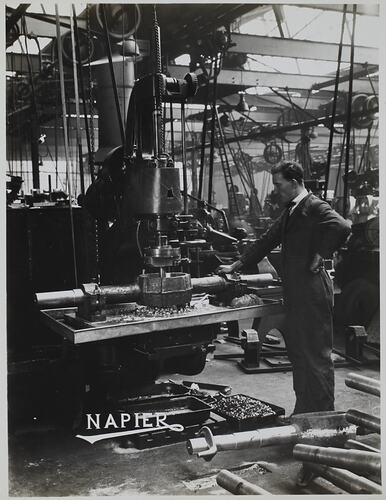 Photograph - D. Napier & Son Ltd, Manufacturing Aero Engines, England, circa 1918