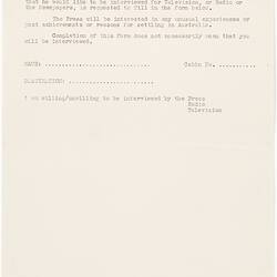 Newsletter - 'Good Morning', P&O Lines, Strathaird, 30 Jun 1960