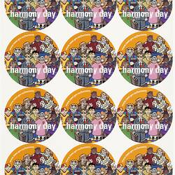 Sheet of Stickers - Harmony Day, Department of Immigration, 2004