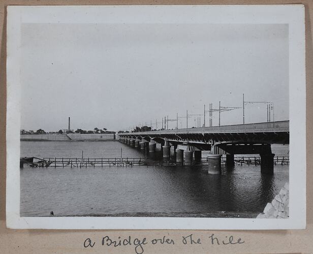 'A Bridge Over the Nile', Egypt, Captain Edward Albert McKenna, World War I, 1914-1915