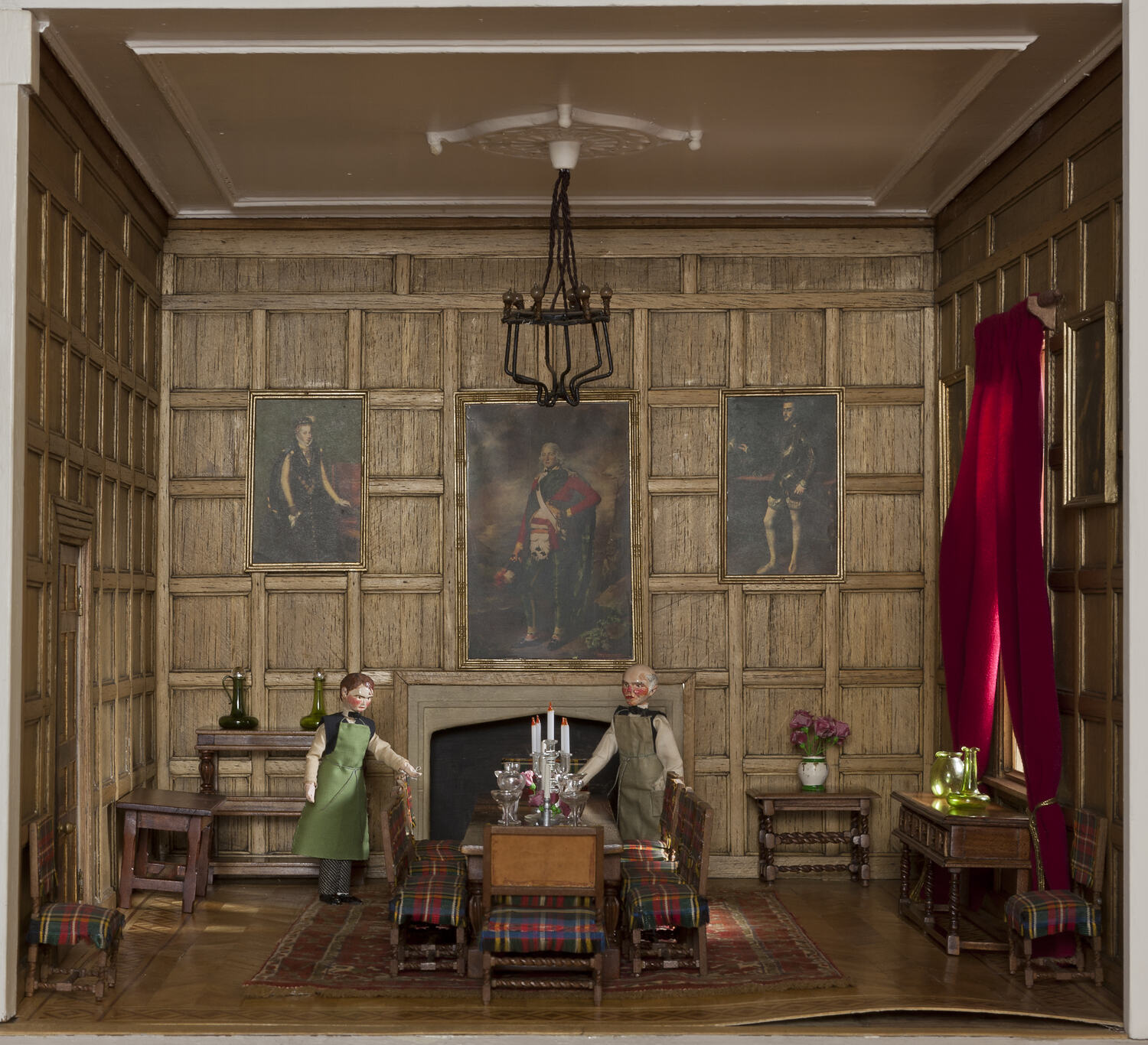 Pendle Hall Dolls' House Room 13 Dining Room