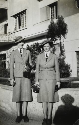 Photograph - Portrait of Nell Duncanson and Mereweather, Egypt, World War II, 1939-1943
