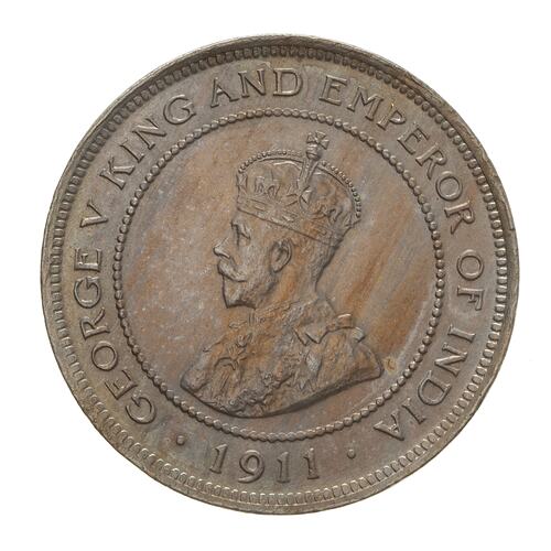Coin - 5 Cents, British Honduras (Belize), 1911