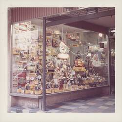 Photograph - Kodak Australasia Pty Ltd, Shop Front Display, Christmas, Hobart, Tasmania, circa 1959