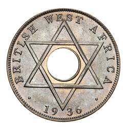 Coin - 1/2 Penny, British West Africa, 1936