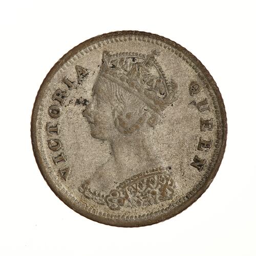 Coin - 10 Cents, Hong Kong, 1894
