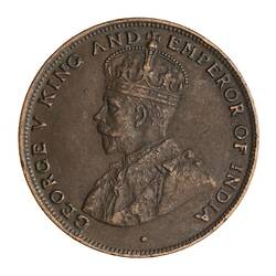 Coin - 1 Cent, Hong Kong, 1919