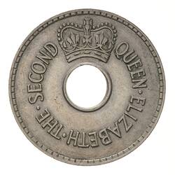 Coin - 1 Penny, Fiji, 1956