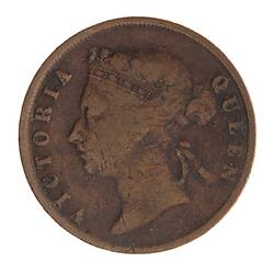 Coin - 1 Cent, Straits Settlements, 1901