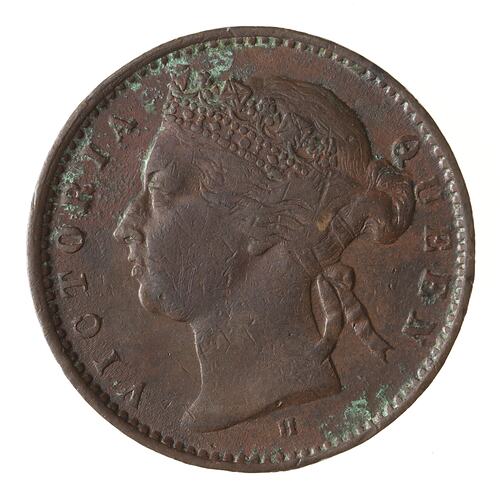 Coin - 1/4 Cent, Straits Settlements, 1872