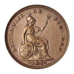 Proof Coin - 1/3 Farthing, Malta, 1844