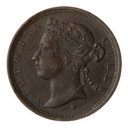 Coin - 2 Cents, Mauritius, 1877