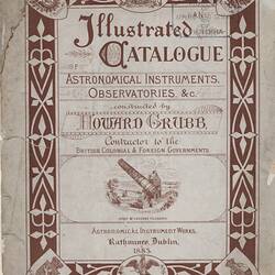Catalogue - Howard Grubb, Astronomical Instruments, 1883