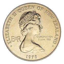 Coin - 1 Dollar, New Zealand, 1978