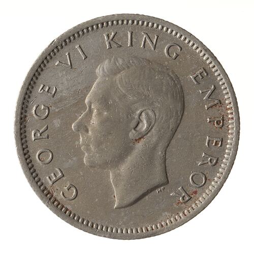 Coin - 6 Pence, New Zealand, 1947