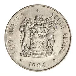 Coin - 20 Cents, South Africa, 1984