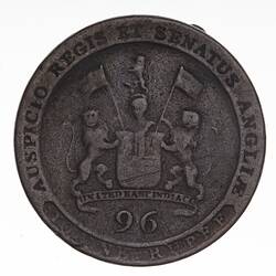 Coin - 1/96 Rupee, Madras Presidency, India, 1797
