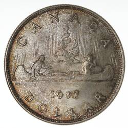 Coin - 1 Dollar, Canada, 1937