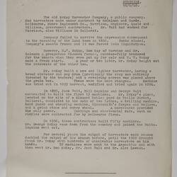 Manuscript - George Bult, 'Mr George Bult Remembers', 16 Jun 1948