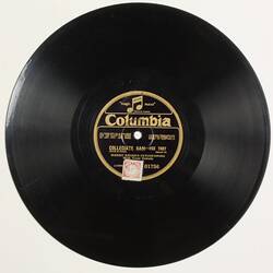 Disc Recording - Columbia, "Collegiate Sam" & "Piccolo Pete", Harry Reser's Syncopators,. 1929
