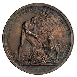Medal - Restoration of Cisalpina, Italy, 1799