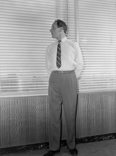 Portrait of Man, Melbourne, Victoria, Jul 1958