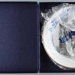 Dish - Commemorative, 40th Anniversary of Tupperware, Royal Worcester, April 2001