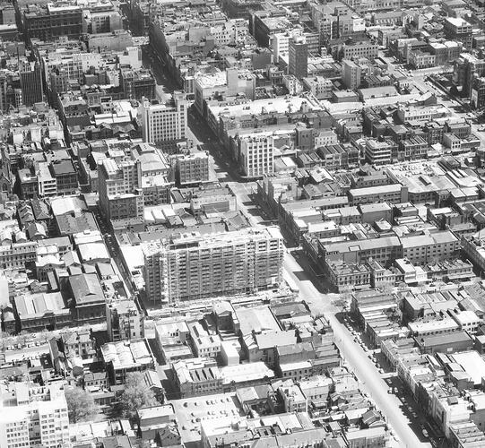 Negative - Aerial View of Melbourne, circa 1962