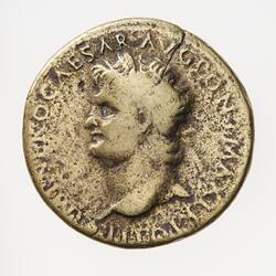 Coin - Sestertius, Emperor Nero, Ancient Roman Empire, 54-68 AD