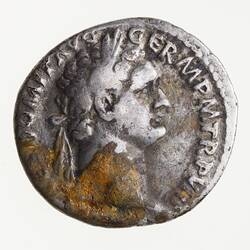 Coin - Denarius, Emperor Domitian, Ancient Roman Empire, 88-89 AD