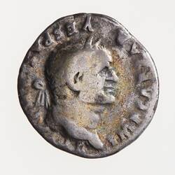 Coin - Denarius, Emperor Vespasian, Ancient Roman Empire, 75 AD
