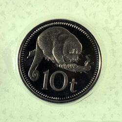 Proof Coin - 10 Toea, Papua New Guinea, 1975