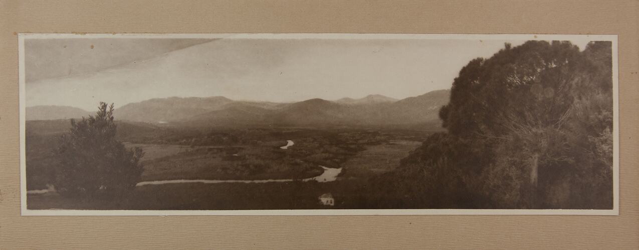 Mounted Photograph of Wilson's Promontory by Walter Baldwin Spencer, circa 1910