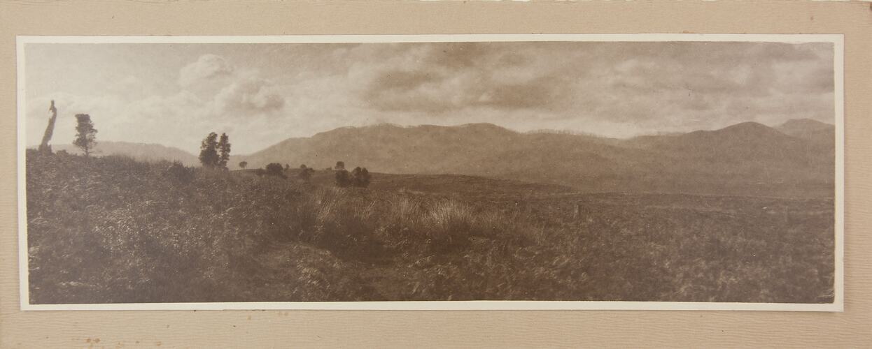 Mounted Photograph of Wilson's Promontory by Walter Baldwin Spencer, circa 1910