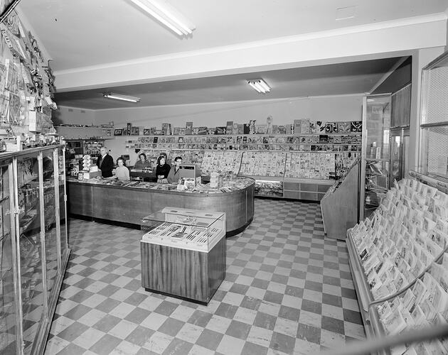 Comic Book & Board Game Store Interior, Sunshine, Victoria, 01 Jun 1959