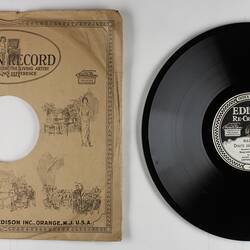 Disc Recording - Edison, Double-Sided, 'Doute De La Lumiere' & 'Les Filles De Cadix', 1919-1929