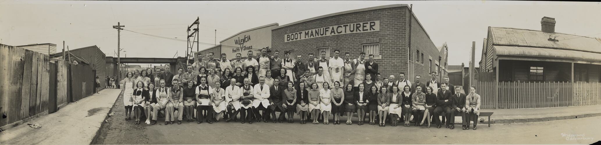 Workers at Boot Manufactory