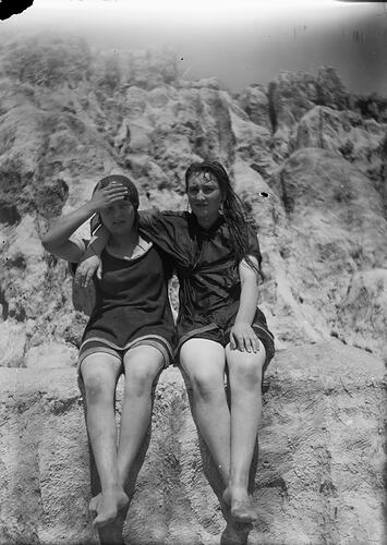 Girls in Bathing Costumes, circa 1920-1930
