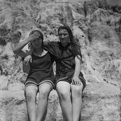 Girls in Bathing Costumes, circa 1920-1930