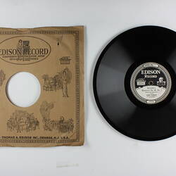 Disc Recording - Edison, Double-Sided, 'Romance Op. 44, No. 1' & 'Melody', 1926-1929