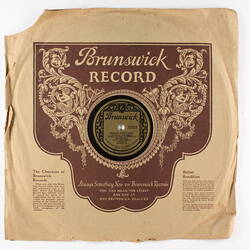 Disc Recording - Brunswick, Double-Sided, 'Prelude to Knowantchina' & 'March Militaire', 1920-1930