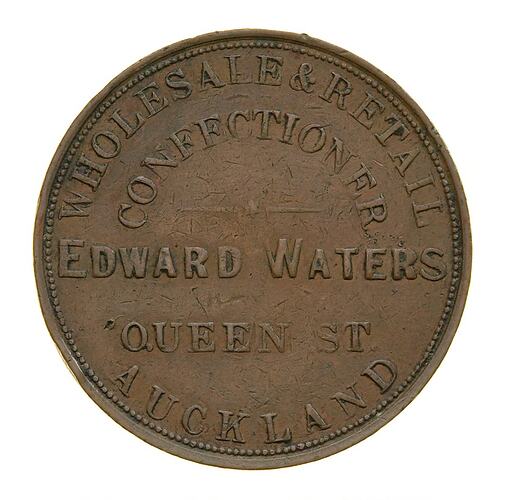 Edward Waters Token Penny