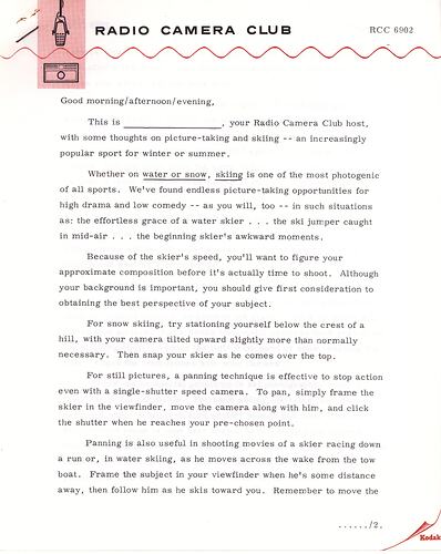 Printed page with text and pink, illustrated letterhead.