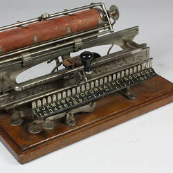 Typewriter - Merritt Manufacturing Company, 1890s