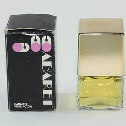 Perfume - Prue Acton Cosmetics, Cabaret, 1972
